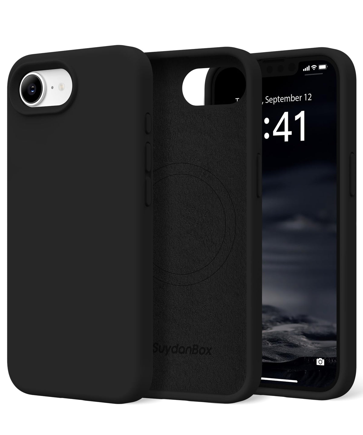 Magnetic for iPhone 17 Pro Max Case, Compatible with MagSafe, [Full Camera Protection][Screen Protector] Silicone Shockproof Protective Phone Case for iPhone 17 Pro Max 6.9", Calke Green