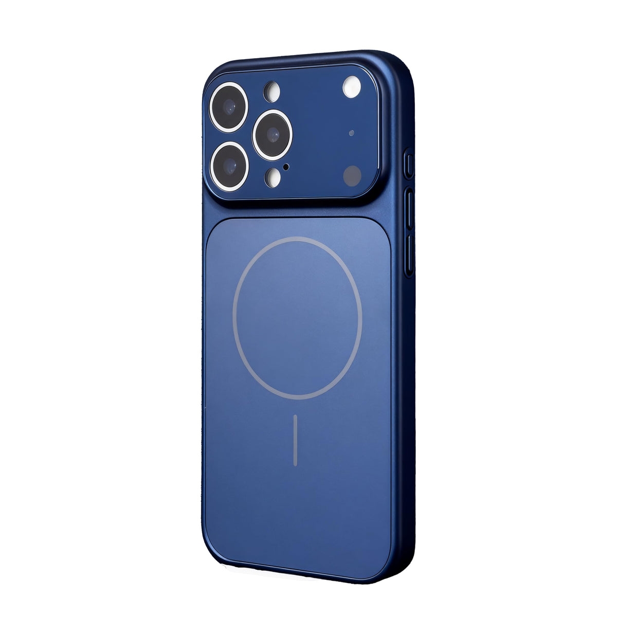 Designed Magnetic Series for iPhone 16 Pro Max Case,[Compatible with MagSafe][Tempered Glass Camera Lens Protection],Luxury Matte Military Grade Drop Protective Hard PC Shockproof Cover,Orange