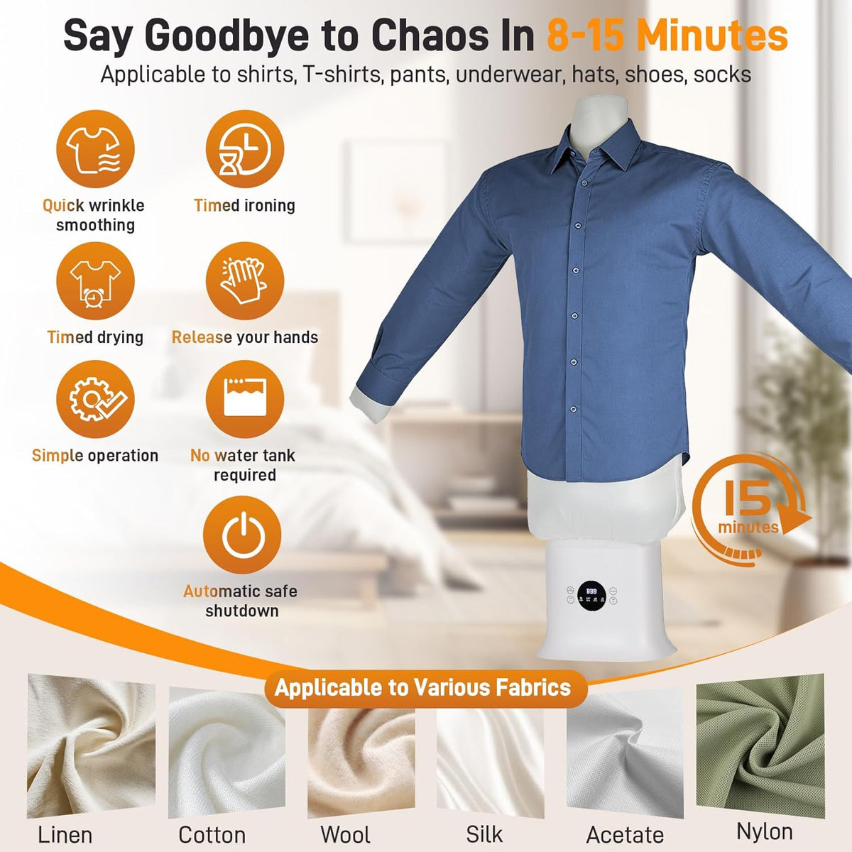 Removedor Automático de Rugas Sem as Mãos