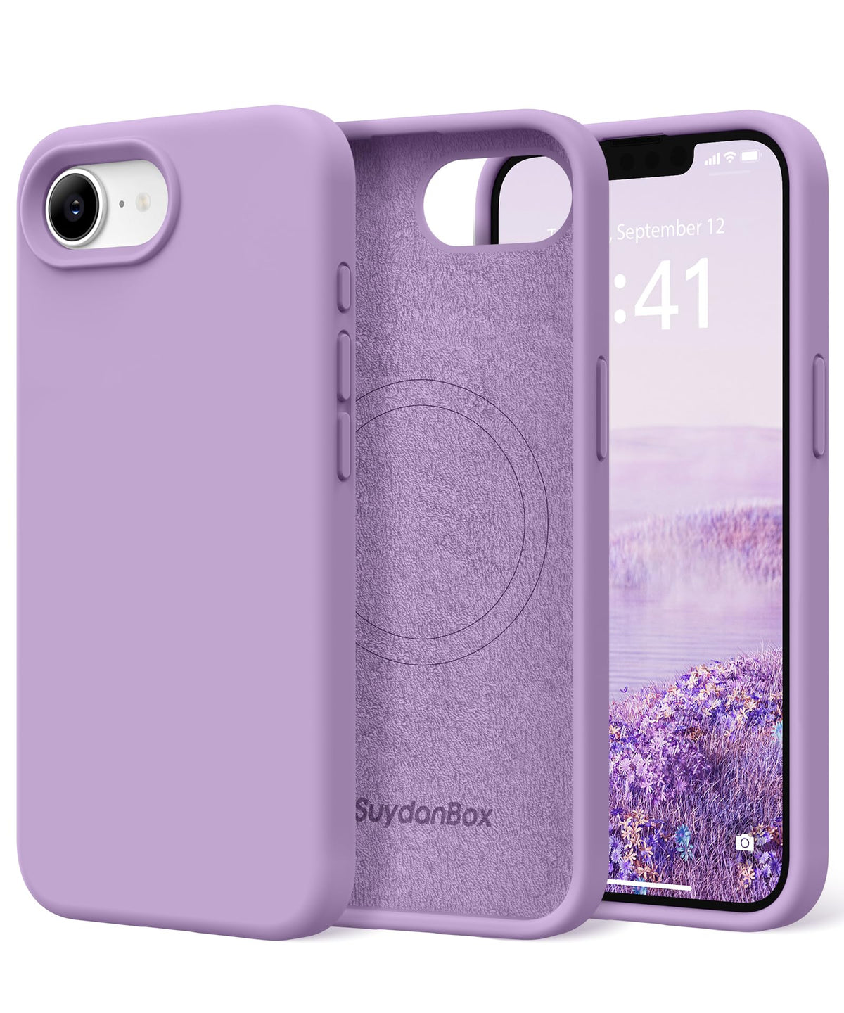 Magnetic for iPhone 17 Pro Max Case, Compatible with MagSafe, [Full Camera Protection][Screen Protector] Silicone Shockproof Protective Phone Case for iPhone 17 Pro Max 6.9", Calke Green